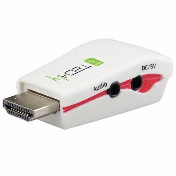 Techly HDMI to VGA Converter Adapter with Audio IDATA HDMI-VGA2MA