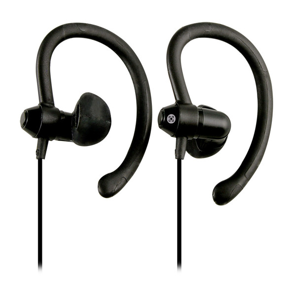 Moki 90° Sports Intraaural Ear-hook Black