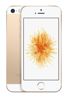 Apple iPhone SE Одна SIM-карта 4G 64ГБ Золотой, Белый смартфон