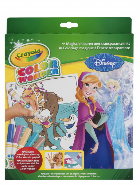 Crayola Color Wonder - Set Frozen 18Seiten Bilder-Set zum Ausmalen