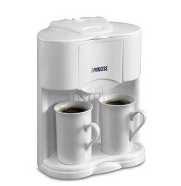 Princess Two Cups Coffeemaker Drip coffee maker 2cups White