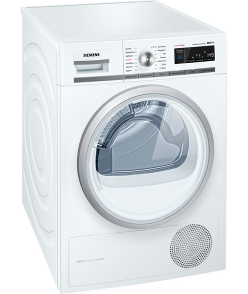 Siemens WT47W5S1AT freestanding Front-load 9kg A+++ White tumble dryer