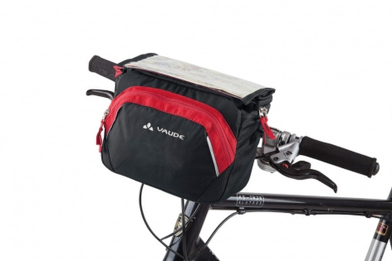 VAUDE Road I Saddle Bicycle bag 5L Polyamide,Polyester,Polyurethane Black,Red