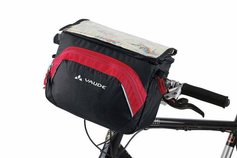VAUDE Road II Front Bicycle bag 9L Polyamide,Polyester,Polyurethane Black,Red
