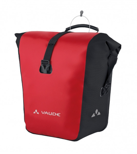 VAUDE Aqua Front Front Bicycle bag 28L Polyamide,Polyester,Polyurethane,Thermoplastic Black,Red