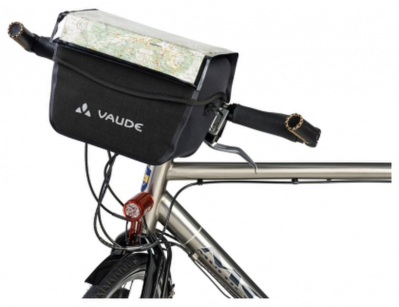 VAUDE Aqua Deluxe Box Vorderseite Fahrradtasche 6l Polyamid, Polyurethan, Thermoplast Schwarz