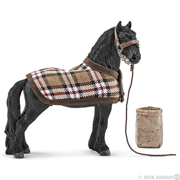 Schleich Farm Life Horse care set, Frisian children toy figure set