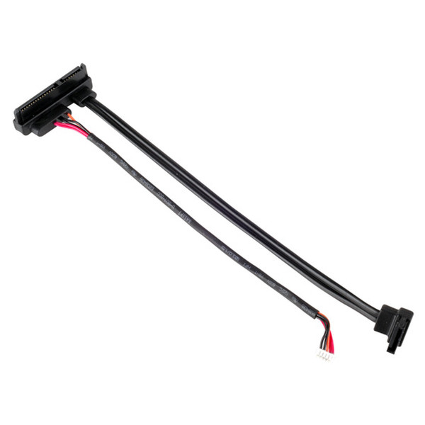 Silverstone Zubehör Modding 0.18m SATA 7-pin SATA 22-pin Black SATA cable