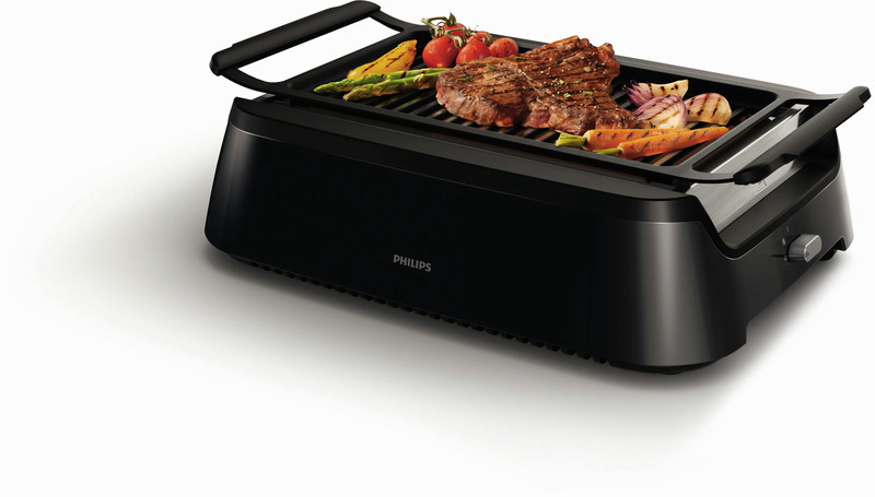 Philips Avance Collection HD6370/20 Contact grill Barrel Electric 1660W Black barbecue