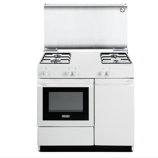 DeLonghi SGW854N Freistehend Gas hob Weiß Küchenherd