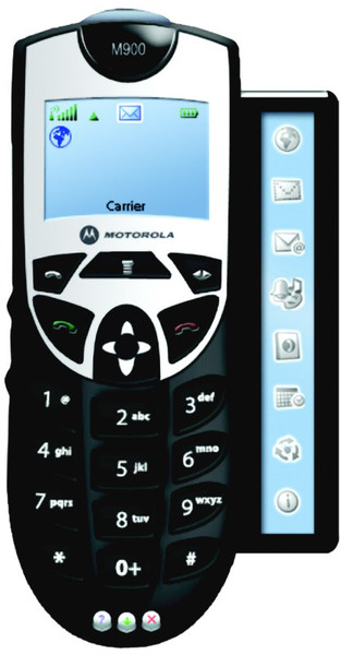 Motorola M900 250г Черный мобильный телефон