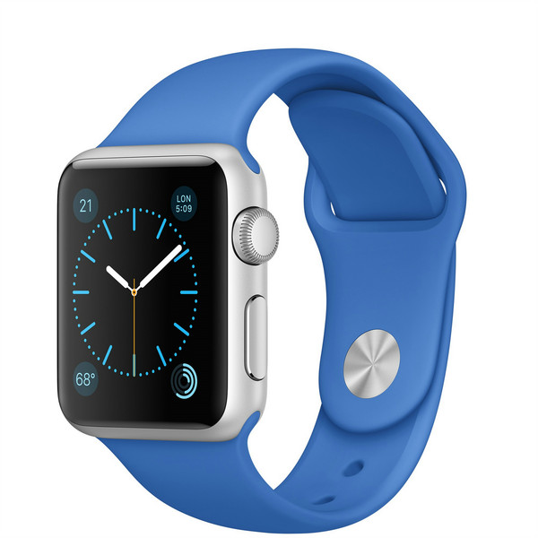Apple Watch Sport 1.32Zoll OLED 25g Silber Smartwatch