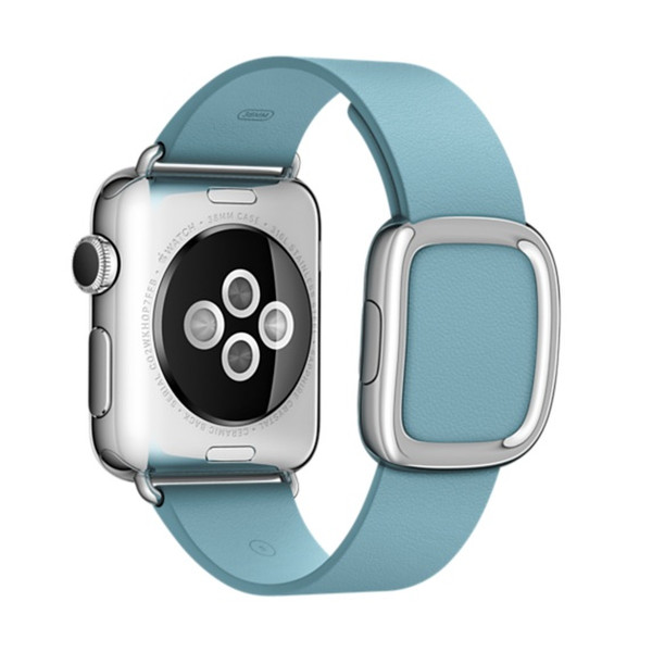 Apple MME32ZM/A Band Blau Leder Smartwatch-Zubehör