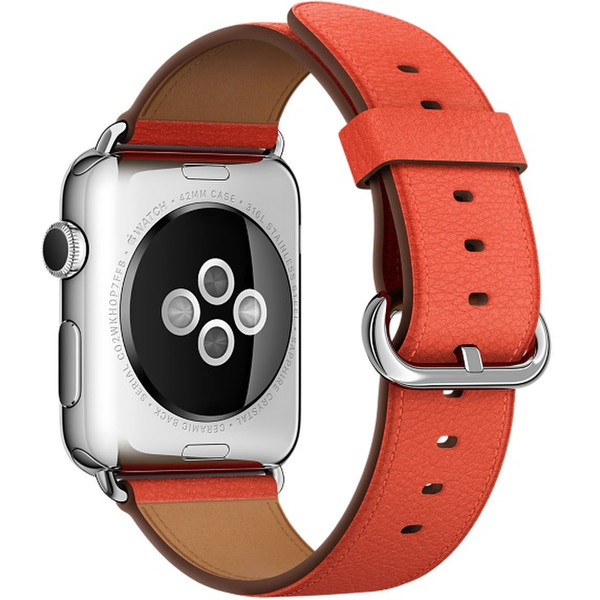 Apple MMAN2ZM/A Band Rot Leder Smartwatch-Zubehör