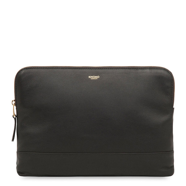 Knomo 20-056-BLK Leather Black Tote bag handbag