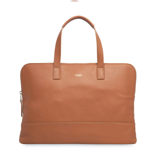 Knomo 20-102-CAR Leather Brown Tote bag handbag