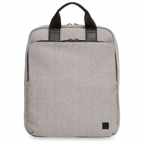 Knomo 56-402-GRY Leather,Polyethylene terephthalate (PET) Grey backpack