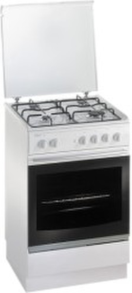 Pelgrim PF 10 Gasfonuis, 55 cm breed Freestanding Gas hob White