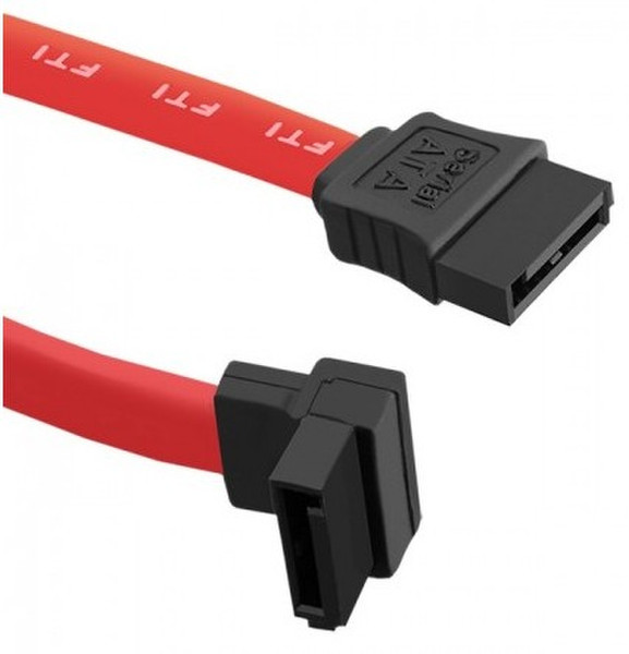 Qoltec 0.35m SATA 0.35m SATA SATA Black,Red SATA cable