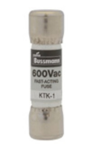 Bussmann KTK-1 Cylindrical 1A safety fuse