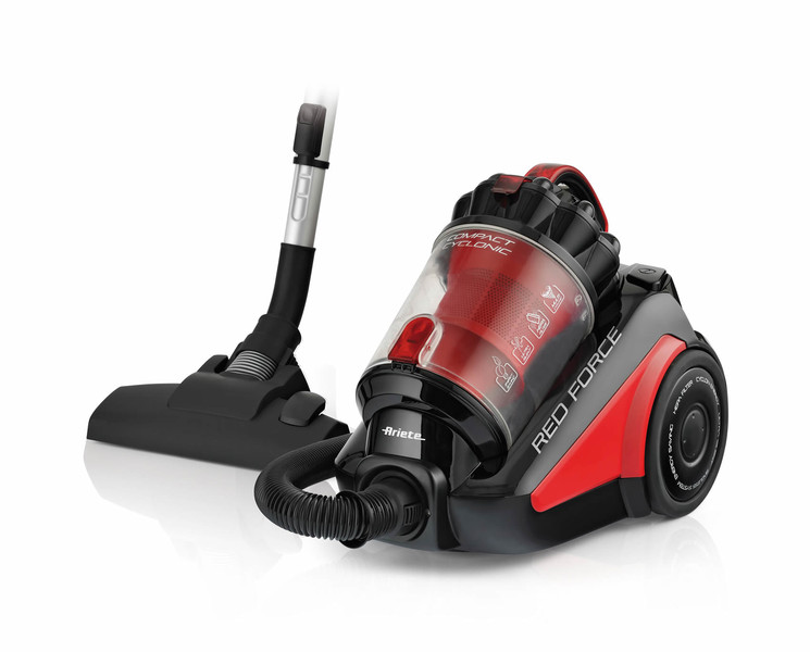 Ariete Redforce 2739 Drum vacuum cleaner 2.5L 700W A Black,Red