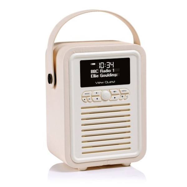 View Quest Retro Mini Портативный Цифровой Розовый радиоприемник