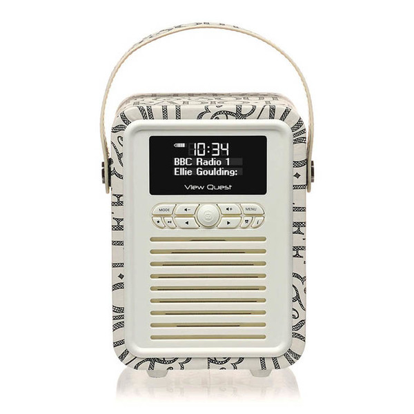 View Quest Retro Mini Портативный Цифровой Бежевый, Серый радиоприемник