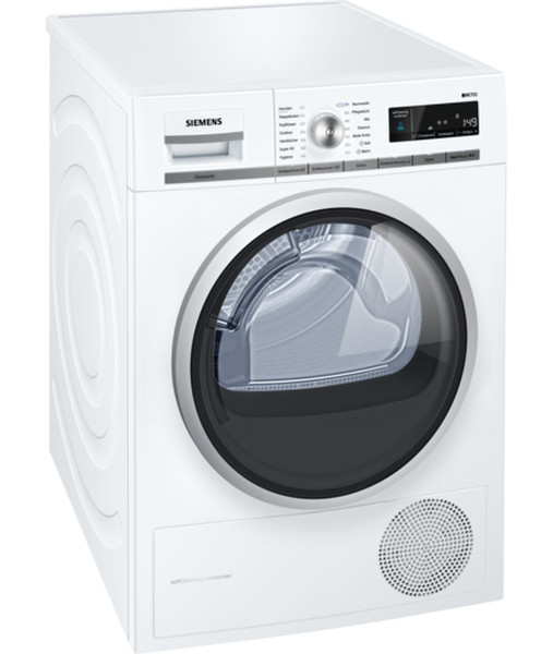 Siemens WT47W565 freestanding Front-load 8kg A++ White tumble dryer