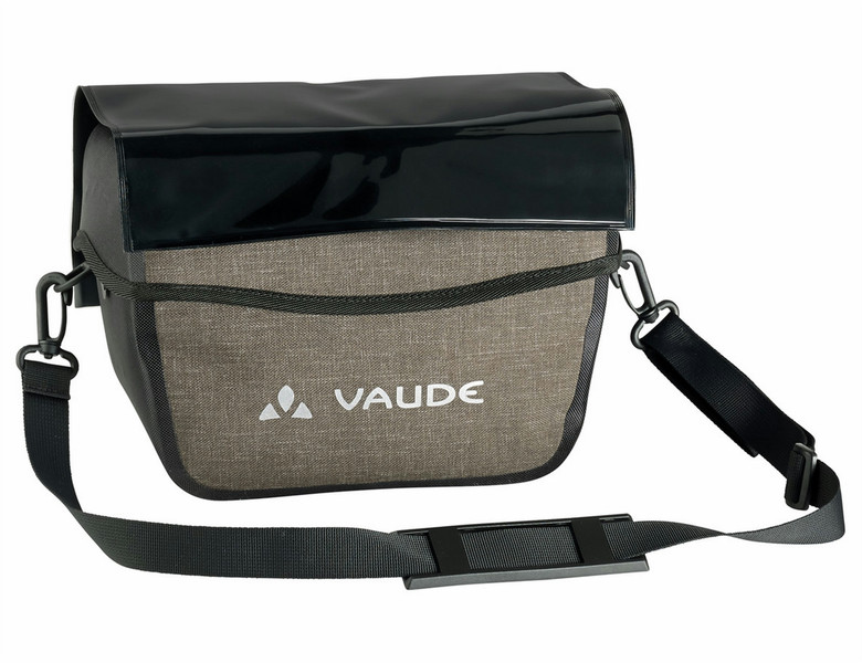 VAUDE Aqua Deluxe Box Front Bicycle bag 6L Polyamide,Polyester,Polyurethane,Thermoplastic Black,Wood