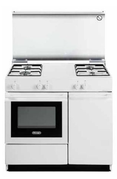 DeLonghi SGW 854 N Freistehend Gas hob Weiß Küchenherd