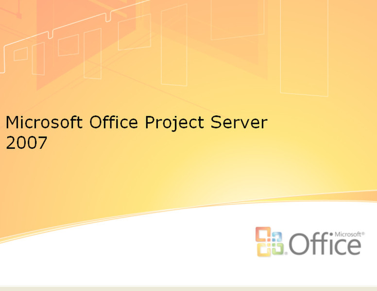 Microsoft Office Project Server 2007 SP1, DiskKit MVL, CHNS Microsoft Volume License (MVL)