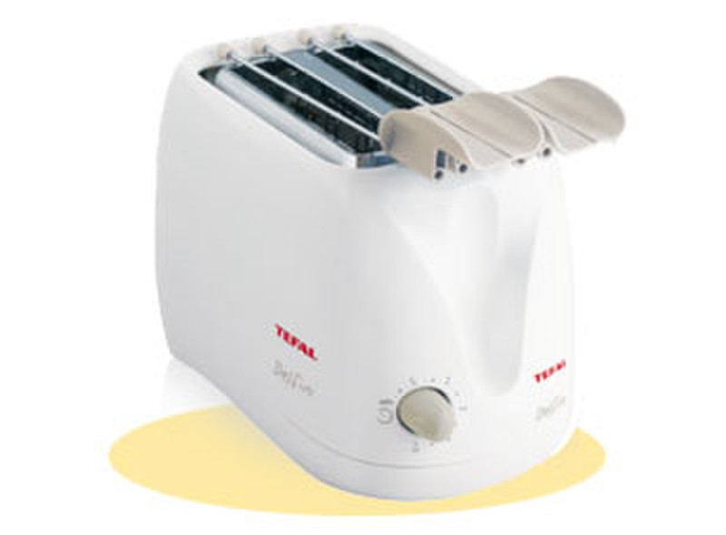 Tefal Delfini Toaster 5395 2ломтик(а) 500Вт Белый
