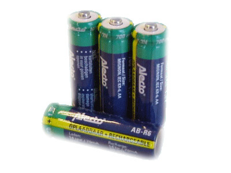 Alecto NiCD AAA batteries ABR-6 Никель-кадмиевый (NiCd) 700мА·ч 1.2В аккумуляторная батарея