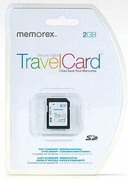 Memorex SD Pro TravelCard 2GB 2ГБ SD карта памяти