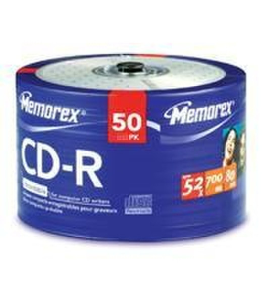 Memorex CD-R 80 Spindle 50 Pack Spin Base CD-R 700MB 50pc(s)