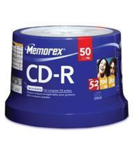 Memorex CD-R 80 Spindle 50 Pack Spindle CD-R 700MB 50Stück(e)