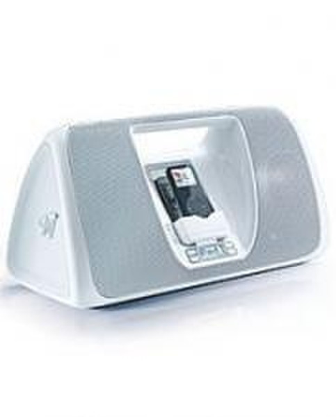 Memorex iMove Boombox iPod 12W Silber Docking-Lautsprecher