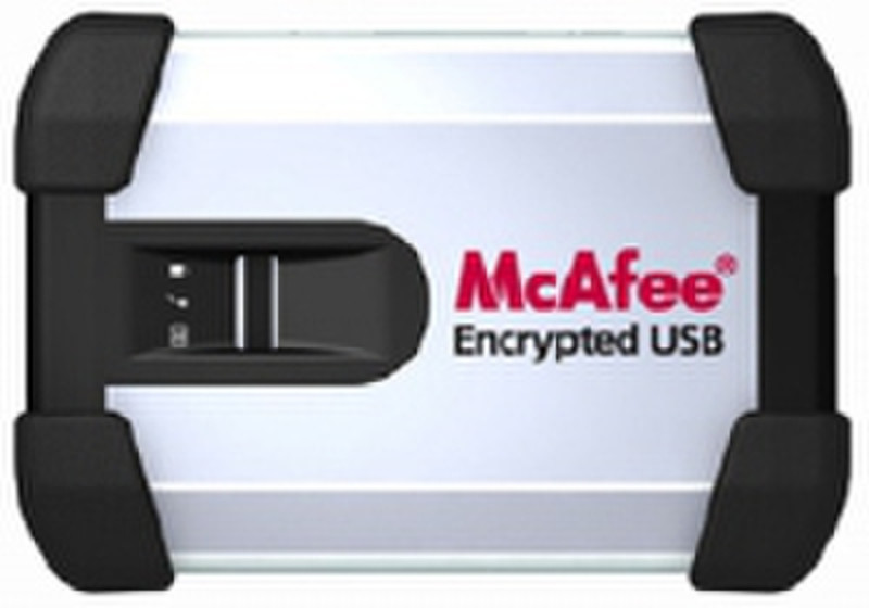 McAfee USB-HDDK-160GBFI 2.0 160ГБ Cеребряный внешний жесткий диск