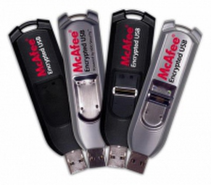 McAfee USB-BIOX-8GBPFA 8GB USB 2.0 Type-A USB flash drive