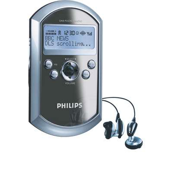 Philips Portable DAB & FM Radio DA1000 Портативный Цифровой радиоприемник