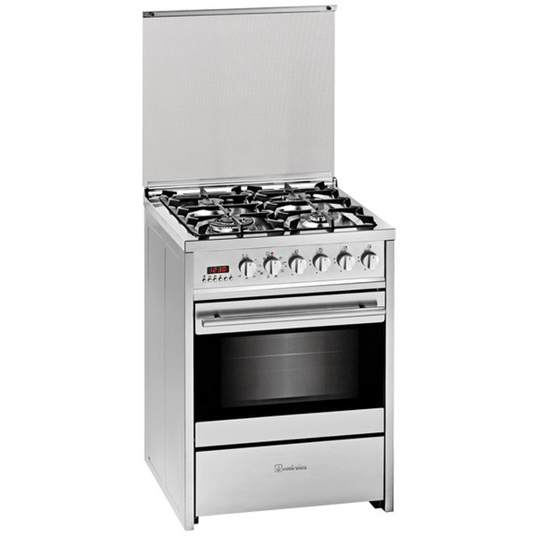 Meireles E 610 X NAT Freestanding Gas hob A Stainless steel