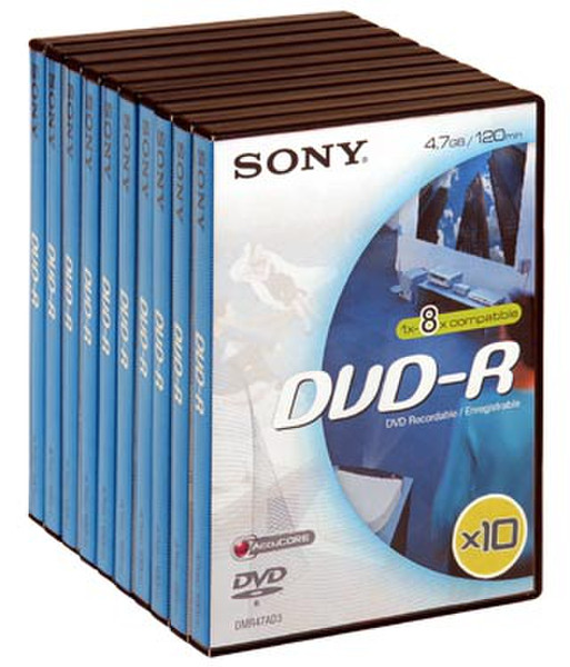 Sony 10DMR47AVD DVD-R VID 10P