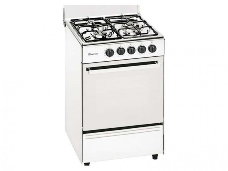 Meireles G 2302 DV W NAT Freistehend Gas hob Weiß