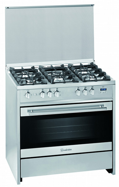 Meireles E 910 X NAT Freestanding Gas hob A Stainless steel