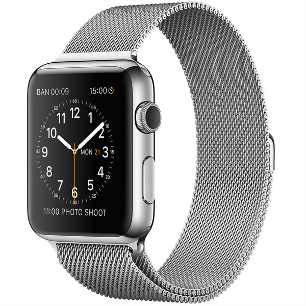 Apple Watch 1.5Zoll OLED 50g Edelstahl Smartwatch