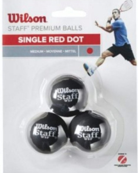 Wilson Sporting Goods Co. WRT618200 Red dot 3 Squashball