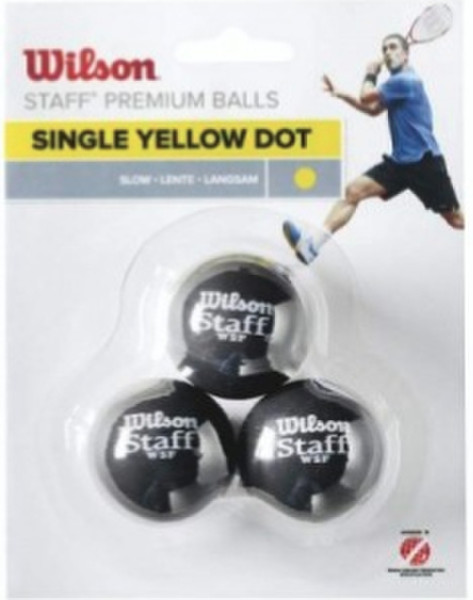 Wilson Sporting Goods Co. WRT618300 Gelber Punkt 3 Squashball