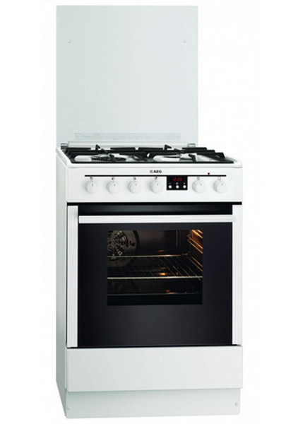 AEG 47896GT-MN Freistehend Gas hob A Edelstahl Küchenherd