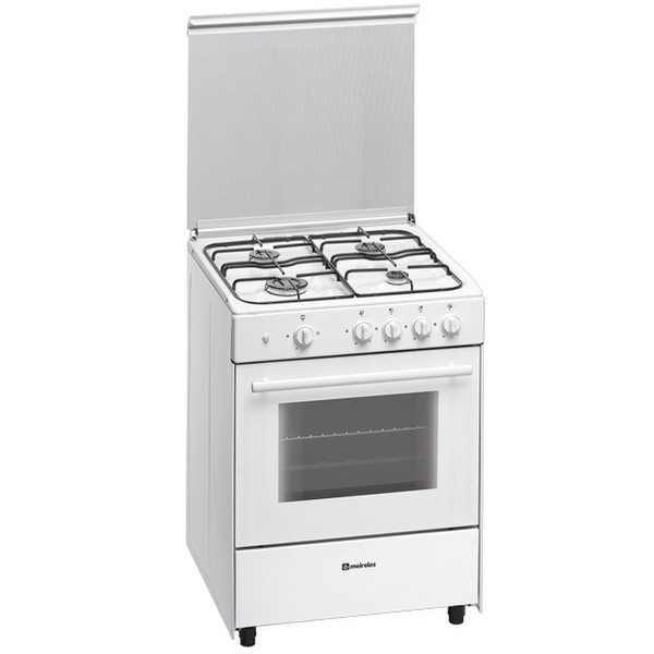 Meireles G 640 V ME W NAT Freistehend Gas hob A Weiß