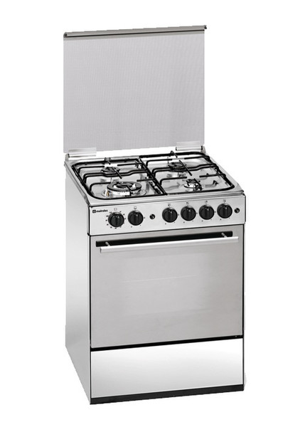 Meireles G 640 DV X NAT Freestanding Gas hob A Stainless steel